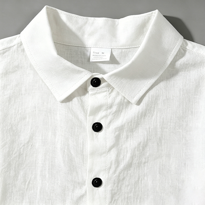 Pakaian Linen Pria Dua Potong  - Mens Linen Shirt Long Sleeve ulasan dan harga