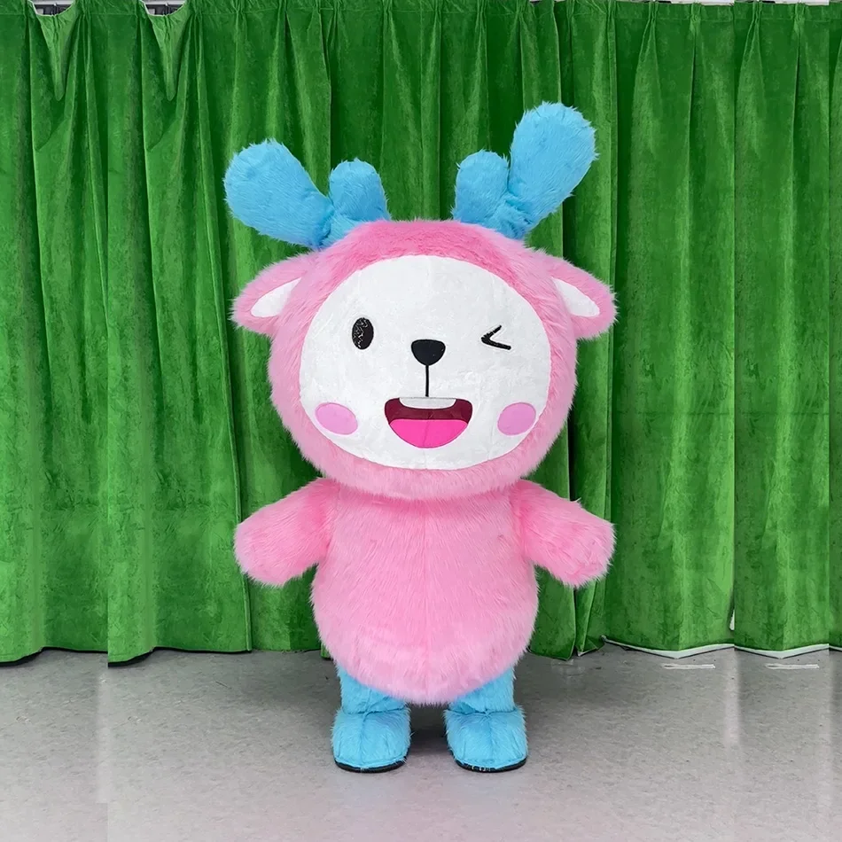 Kostum Maskot Beruang Rusa Tiu - Suits ulasan dan harga