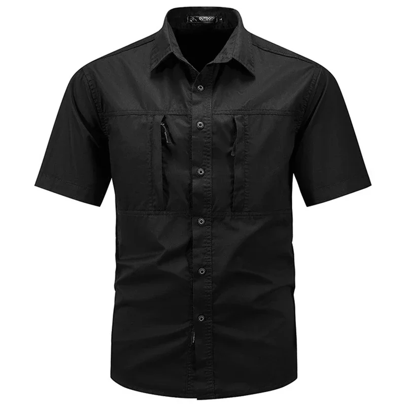 Kemeja Taktis Pria Lengan Pend - Tactical Military Shirt Cargo ulasan dan harga
