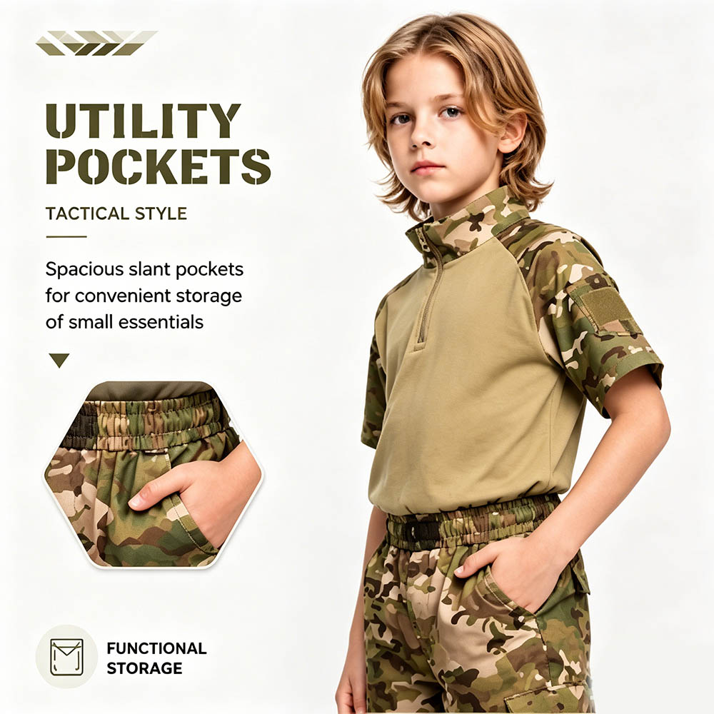 Setelan Katak Taktis Kamuflase - Tactical Military Shirt Cargo ulasan dan harga