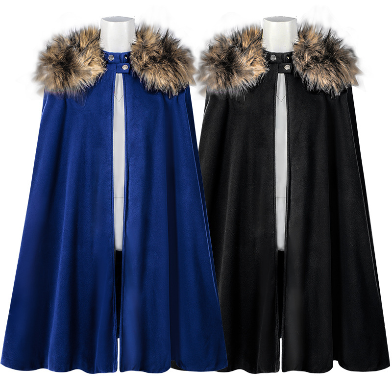 Jubah Wol Halloween, Kerah Bul - Jackets ulasan dan harga