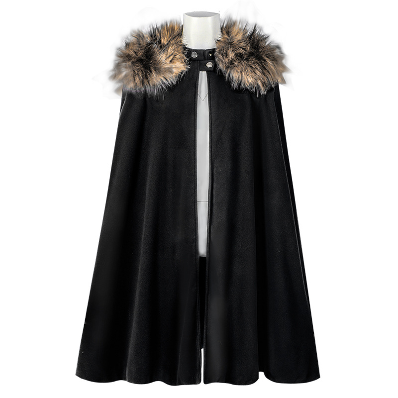 Jubah Wol Halloween, Kerah Bul - Jackets ulasan dan harga